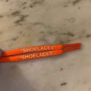 Off-White Orange Shoelaces